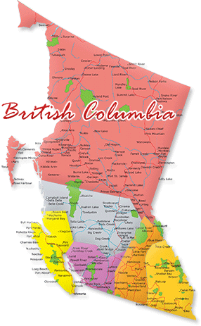 British Columbia - Canada Maps